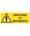 etichette adesive 'macchine in movimento'