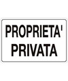 Cartello 'proprietà privata'