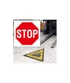 Pittogramma da pavimento autoadesivo "Stop