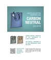 Shopper carbon neutral in cotone riciclato 280 g/m2, manici lunghi e soffietto Handle