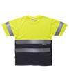 T-shirt combinata alta visibilità Workteam